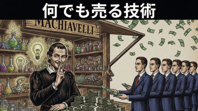 このセールスマインドセットで、あなたは99%の人より優位に立てる（マキャベリ）