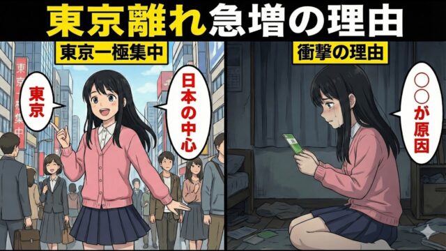 東京から引っ越す人が急増してる本当の理由
