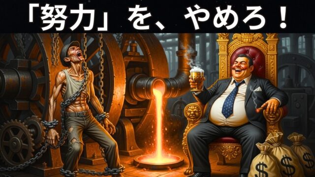 一生懸命働くことが最悪な理由 — マキャベリ