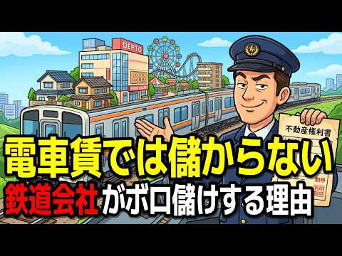 鉄道会社の本当の正体は「〇〇屋」だった。日本が誇る最強ビジネスモデルの全貌。