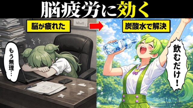 なぜ脳疲労に炭酸水が効くのか？