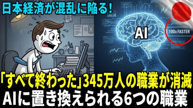 「AIによる雇用代替」中流階級の職から崩壊が始まる