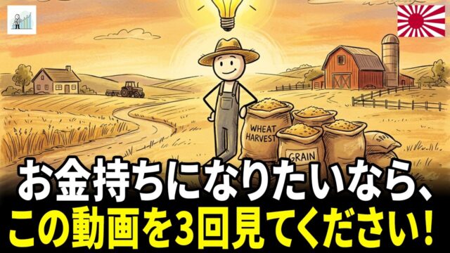 お金持ちになりたいなら、この動画を3回見てください。