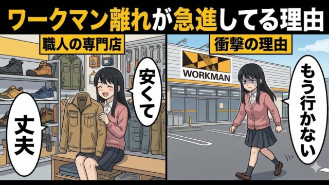 なぜワークマンに行く人は減ったのか？