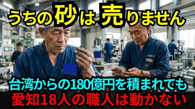 【愛知18人の町工場】180億を拒絶し世界を動かした砂の神業