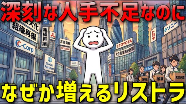 移民を頼るほど日本中が人手不足なのに、なぜ業績絶好調の大企業は「莫大な経費」を使ってリストラを急ぐのか？