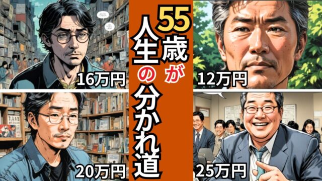 “55歳の壁”を知らないと人生が詰む…4人の5年間と小さな逆転
