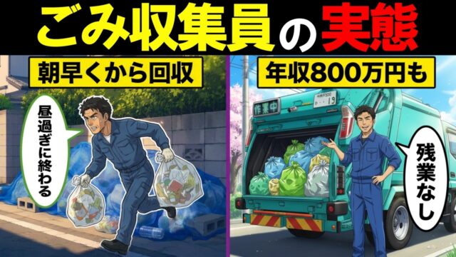 ゴミ収集員になるとどんな生活になるのか？46歳収集員のリアルな実態