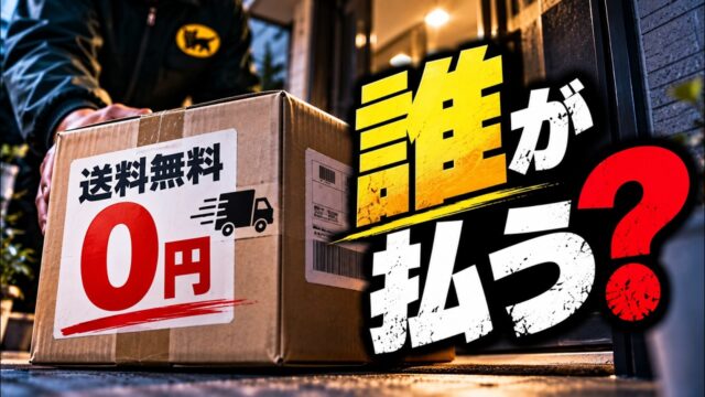 送料無料、本当に無料？