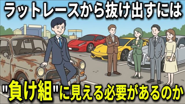 なぜラットレースから抜け出すには、負け組に見える必要があるのか